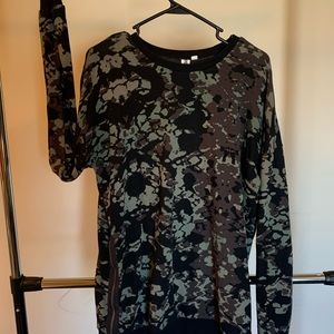 Men’s Vans XL Crewneck DigiCamo Pullover with Side Zipper